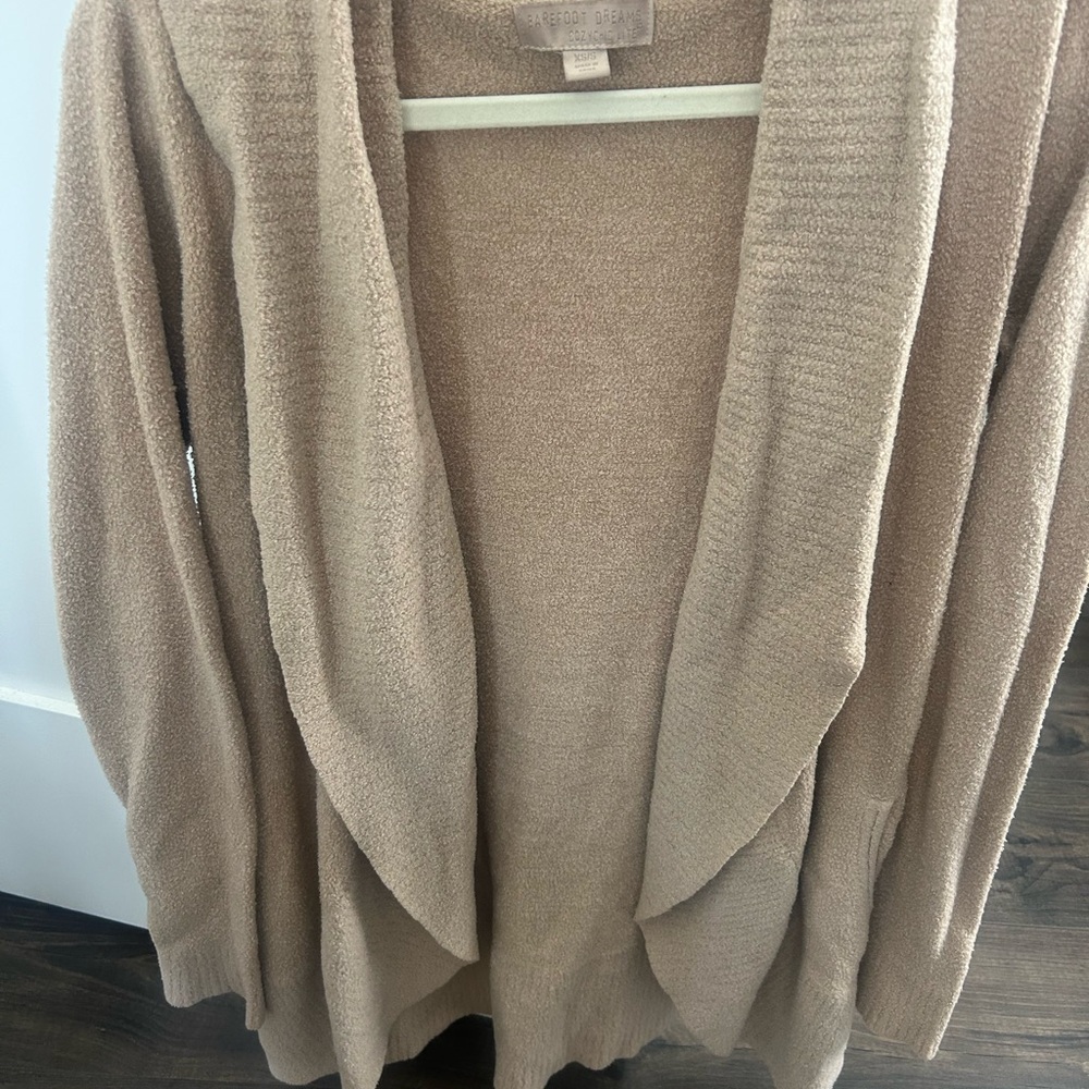 Barefoot Dreams Tan Cardigan